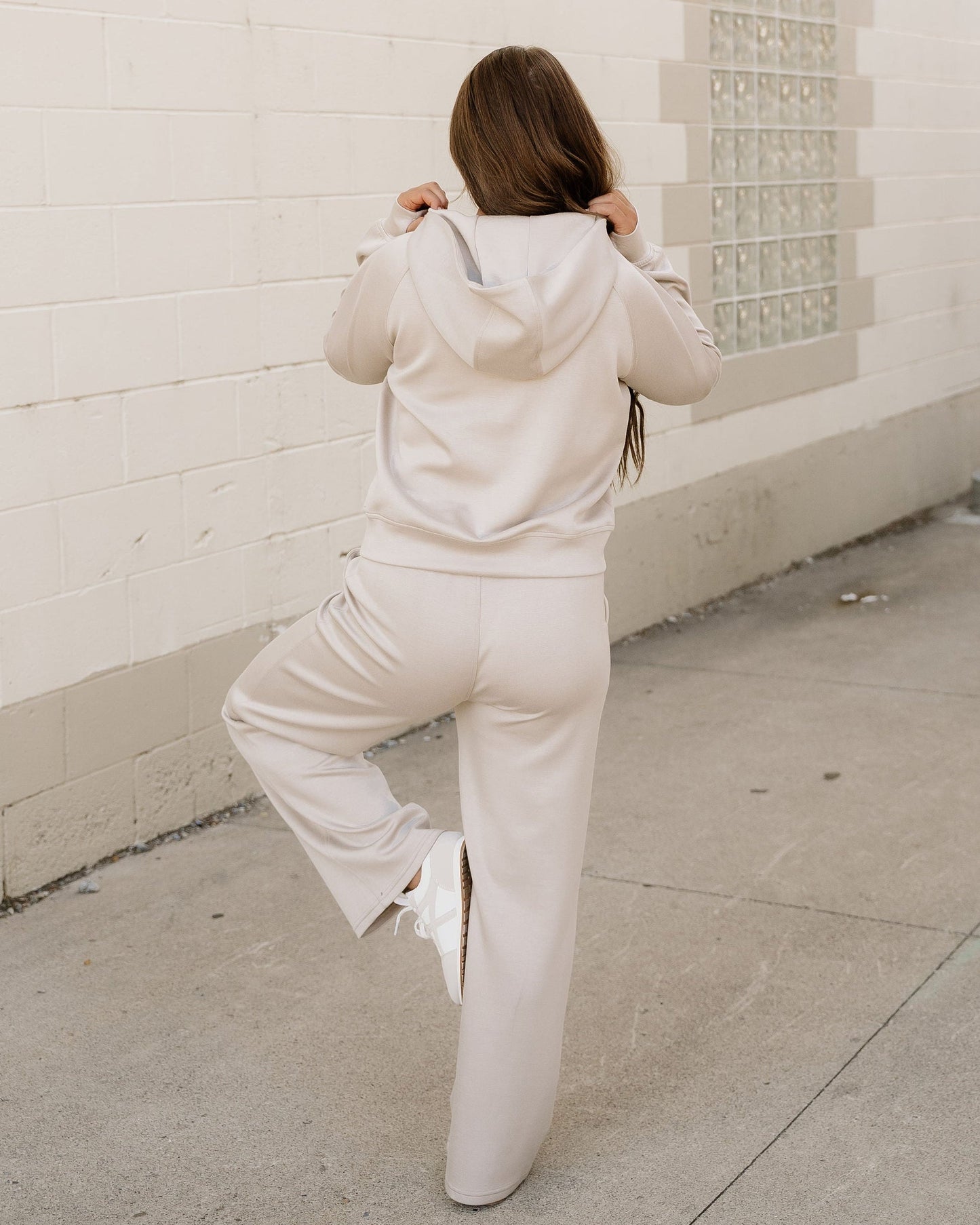 Harlow Set Active Pants 2pcs Outfit - Taupe
